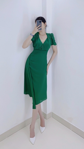 Đầm Maxi Xanh Lá - D0163