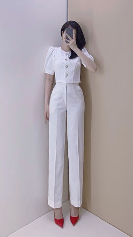 Áo kiểu ngắn tay phòng - A0491