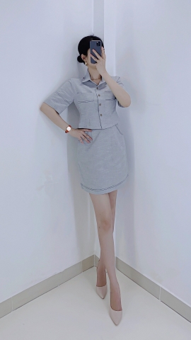 Váy chữ A - V0118