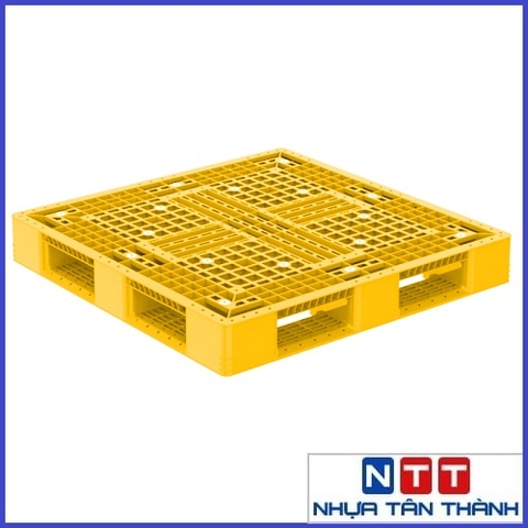 PALLET NHỰA HDPE MÀU VÀNG.