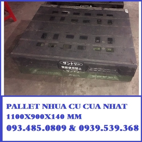 PALLET NHỰA CŨ 1100X900X140 MM