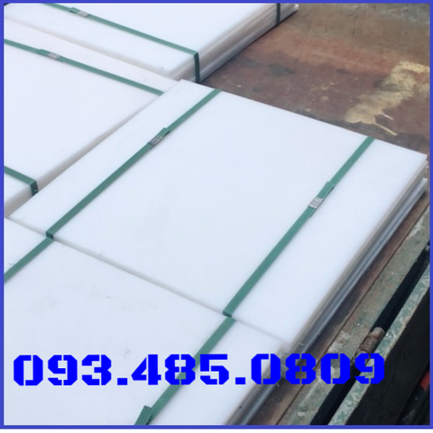 THỚT NHỰA PE TRẮNG 540X540X12 MM