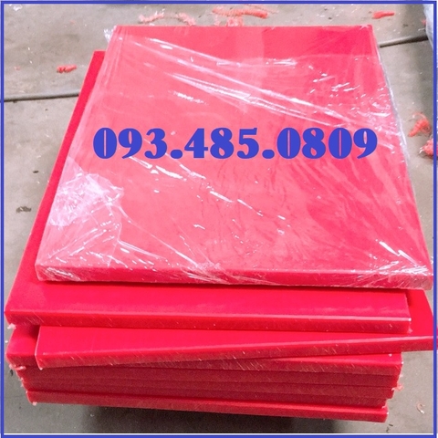 THỚT NHỰA MÀU ĐỎ 600X400X15 MM