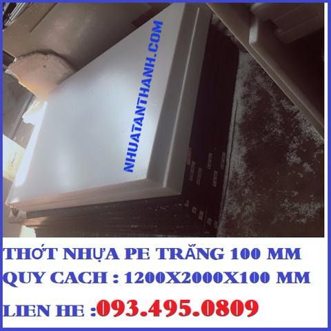 THỚT NHỰA 1200X2000X100 MM