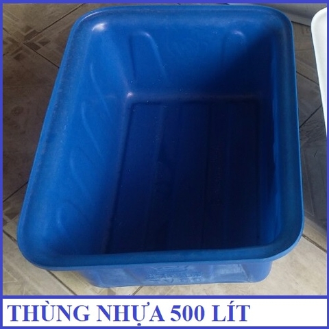 THÙNG NHỰA CHỮ NHẬT 500L