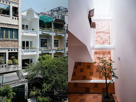 Mẫu nhà phố 4 tầng cải tạo bừng sáng lung linh sau 15 năm