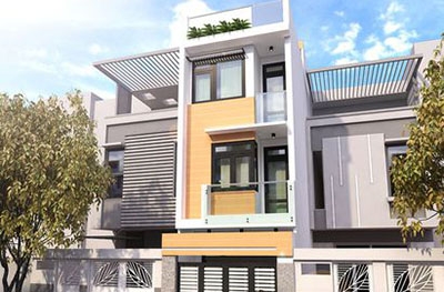 Mẫu thiết kế thi công nhà phố 4 tầng chỉ với 1,1 tỷ đồng