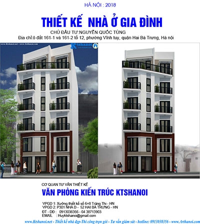 Thiết kế nhà phố kết hợp dịch vụ cho thuê căn hộ