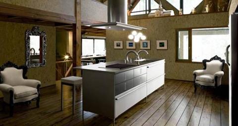 Thiết kế nội thất nhà bếp phong cách Nhật hiện đại