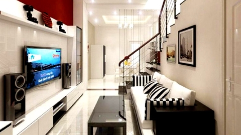 Thiết kế nhà ống đẹp 30m2 hiện đại