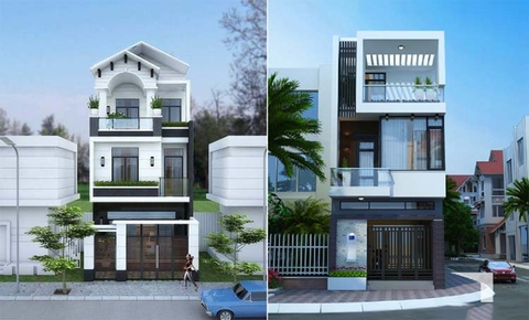 30 mẫu thiết kế nhà mặt tiền đẹp nhất năm 2018