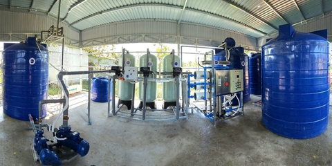 Hệ thống lọc nước công nghiệp khử mặn dành cho nhà xưởng, khu dân cư
