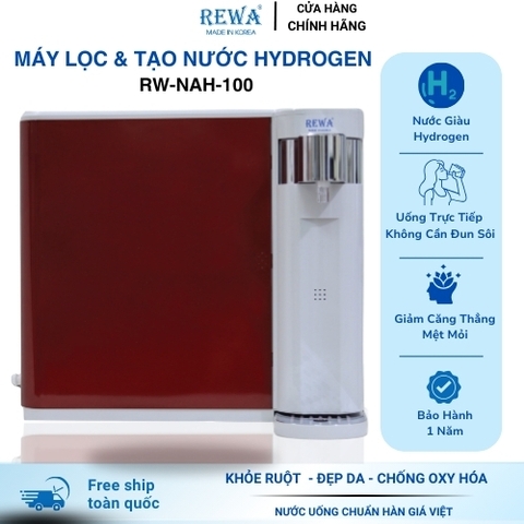 Máy Lọc Và Tạo Nước Hydrogen Rewa RW-NAH-100 (Thiết Kế Để Bàn)