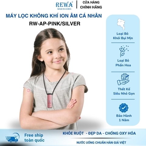 Máy Tạo Không Khí Ion Âm Cá Nhân Rewa RW-WAP-10 Hàng Chính Hãng