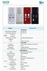 Máy lọc nước nóng lạnh REWA RW - NA - 218 Silver