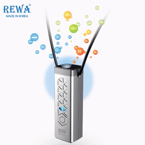 Máy Tạo Không Khí Ion Âm Cá Nhân Rewa RW-AP-PINK/SILVER Hàng Chính Hãng