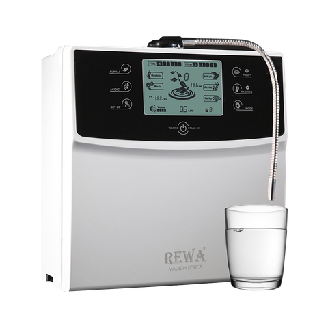 Máy Lọc Nước Ion Kiềm 9 Tấm Cực Rewa RW-AK-9000 - Hàng Chính Hãng - Bảo Hành 36 Tháng