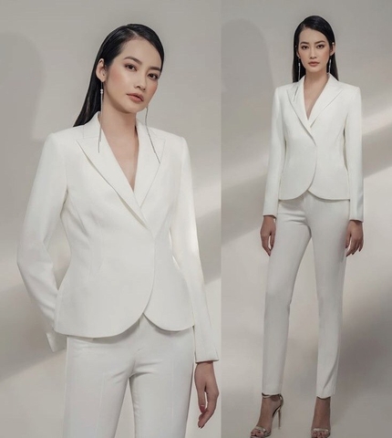 Áo quần kiểu áo vest tay dài quần ôm