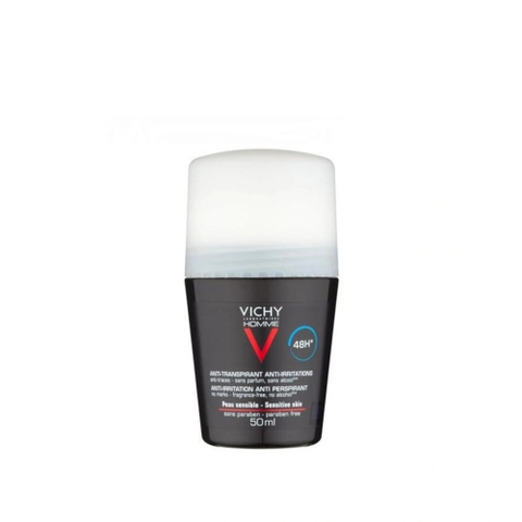 Lăn khử mùi Vichy Homme Anti-Transpirant 48h 50ml - Đen