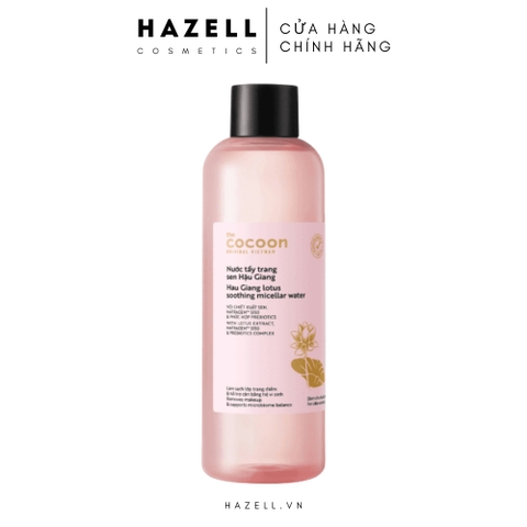 Nước tẩy trang sen Hậu Giang Cocoon 500ml - HÀNG NHẬP KHẨU