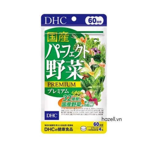 Viên uống bổ sung 32 loại rau củ DHC Perfect Vegetable - Premium
