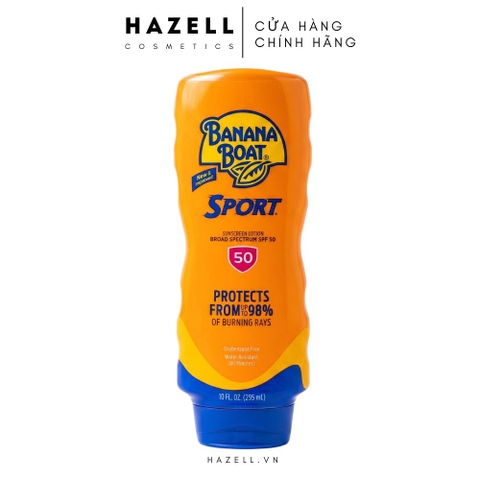 Kem chống nắng Banana Boat Sport Ultra SPF 50 Sunscreen Lotion 295ml