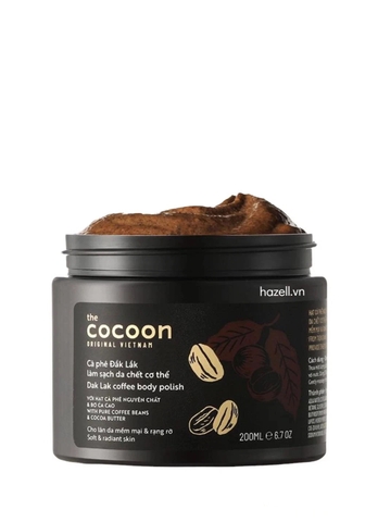 Tẩy da chết cơ thể cà phê Đắk Lắk Cocoon 200ml