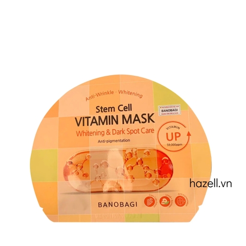 Mặt nạ BANOBAGI Stem Cell Vitamin Mask Whitening & Dark Spot Care