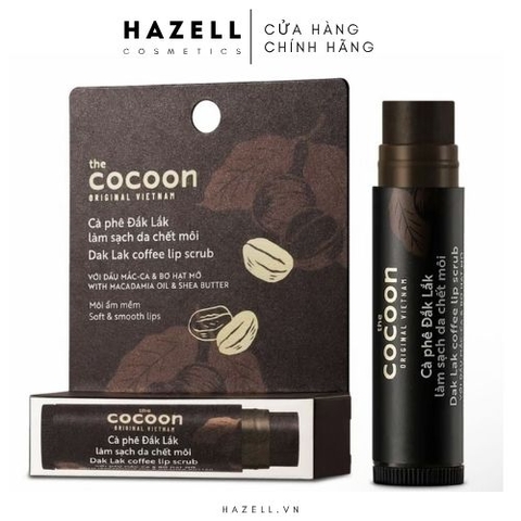 Tẩy da chết môi cà phê Đắk Lắk Cocoon 5g
