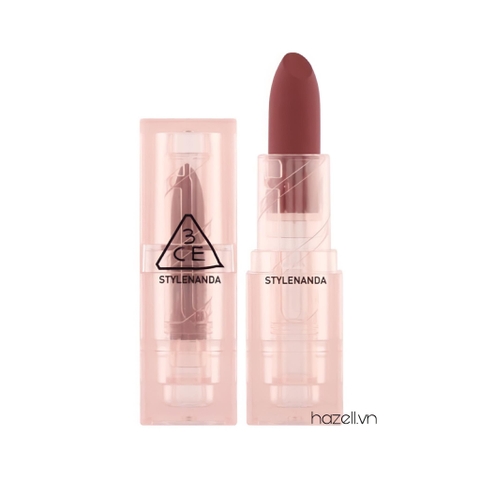 Son thỏi 3CE Soft Matte Lipstick 3.5g (Vỏ Hồng)