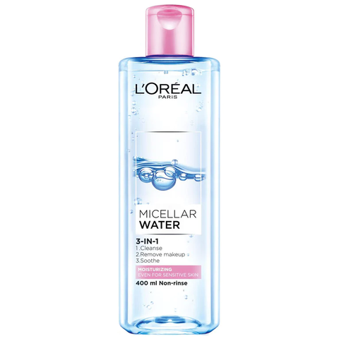 Nước tẩy trang L'Oréal Micellar Water Moisturizing 400ml (Hồng)
