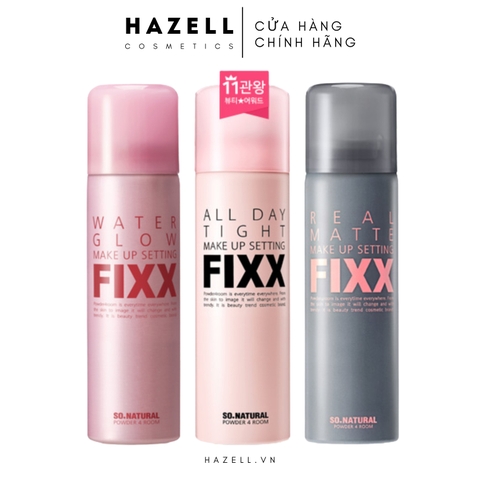 Xịt khóa nền Sonatural Powder4room Make Up Setting Fixx - HÀNG NHẬP KHẨU