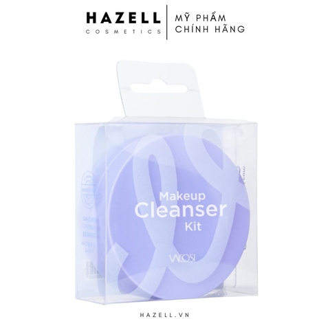 Hộp rửa cọ trang điểm kèm xà bông Vacosi Makeup Cleanser Kit DC14 - HNK