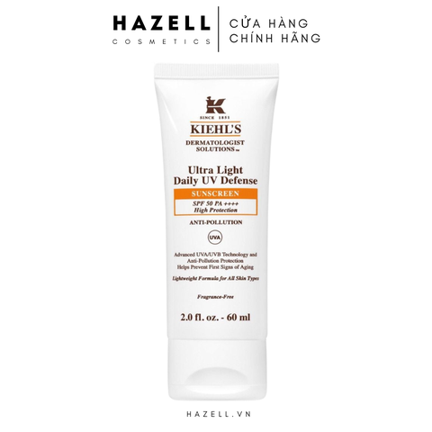 Kem Chống Nắng Kiehl's Ultra Light Daily UV Defense Sunscreen SPF 50+ PA++++ High Protection