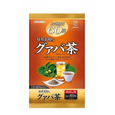 Trà ổi giảm cân thải độc Orihiro Guava Tea 60 gói x 2g