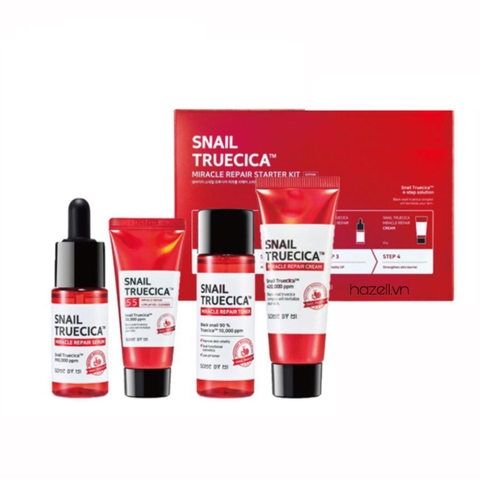 SET Dưỡng Some By Mi Snail Truecica Miracle Repair Starter Kit-Edition - HÀNG NHẬP KHẨU