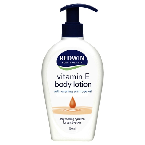 Kem dưỡng Redwin Vitamin E Body Lotion 400ml (Vòi)