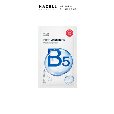 Mặt nạ Dr.G Pure Vitamin B5 Moisturizing Mask (xanh dương)