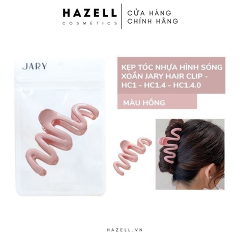 Kẹp tóc nhựa hình sóng xoắn JARY Hair Clip HC1 - HÀNG NHẬP KHẨU