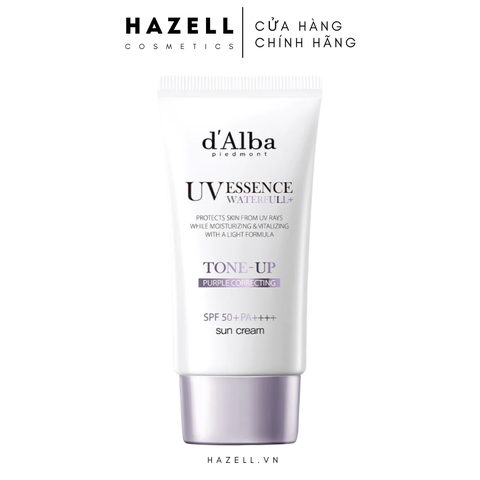 Kem Chống Nắng d'Alba Waterfull Tone-Up Purple Correcting Sun Cream SPF50+ PA++++ ( Tím )