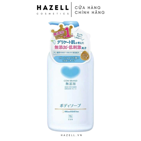 Sữa tắm Cow Additiv Free body Soap 500ml - HNK