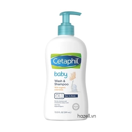 Sữa tắm gội cho bé Cetaphil Baby Wash & Shampoo With Organic Calendula