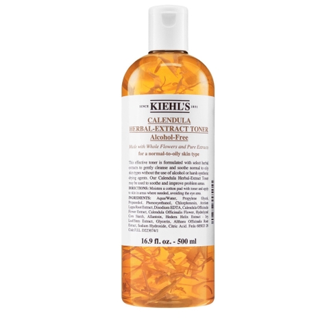 Toner Kiehl's Calendula Herbal Extract Alcohol-Free - 500ml ( Hoa Cúc )