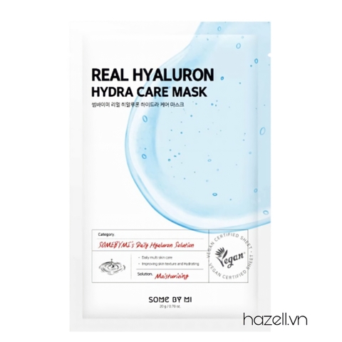Mặt nạ SOME BY MI Real - Hyaluron Hydra Care Mask - HÀNG NHẬP KHẨU