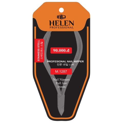 Kềm cắt móng chuyên nghiệp Helen - M.1287 (Cam)