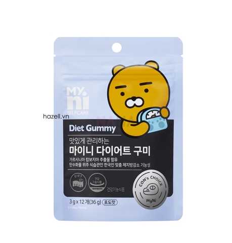 Kẹo dẻo Giảm cân Diet Gummy (12 viên)