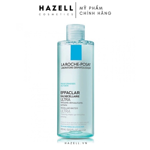 Nước tẩy trang LA ROCHE-POSAY Effaclar Eau Micellaire Ultra Peaux Grasses ( Xanh ) - HNK