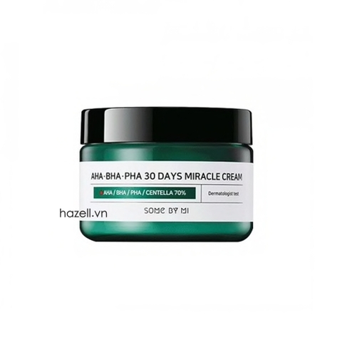 Kem dưỡng trị mụn SOME BY MI AHA-BHA-PHA 30 Days Miracle Cream 60g - HÀNG NHẬP KHẨU