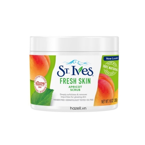 Tẩy da chết ST.Ives Fresh Skin Apricot Scrub - Hũ 283g - ( Quả Mơ )