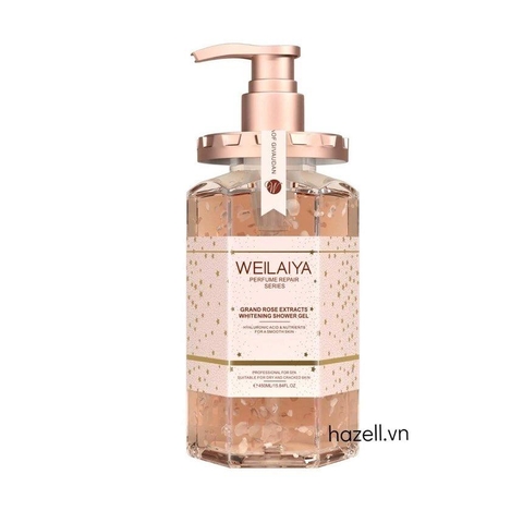 Sữa tắm trắng da Damask Weilaiya Grand Rose Extracts Whitening Shower Gel 450ml